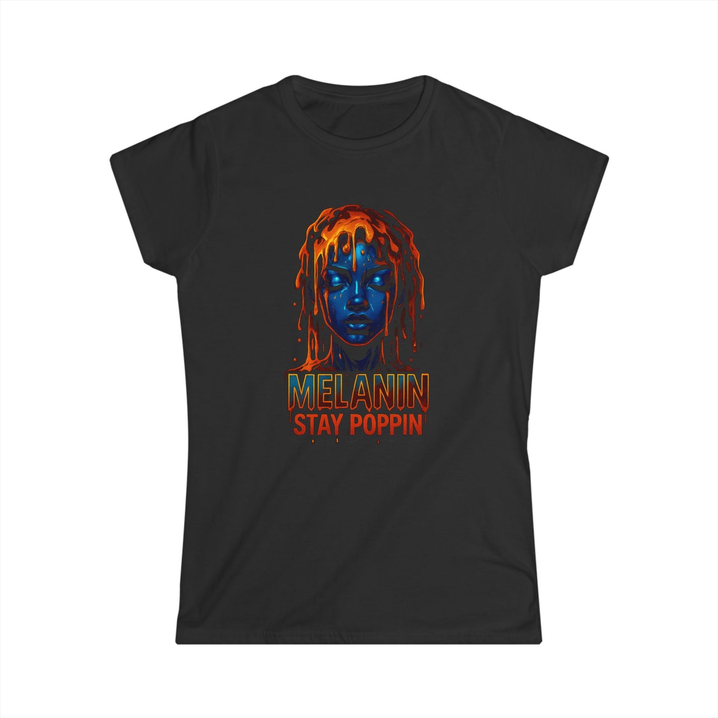 "Melanin Stay Poppin" Her Tee
