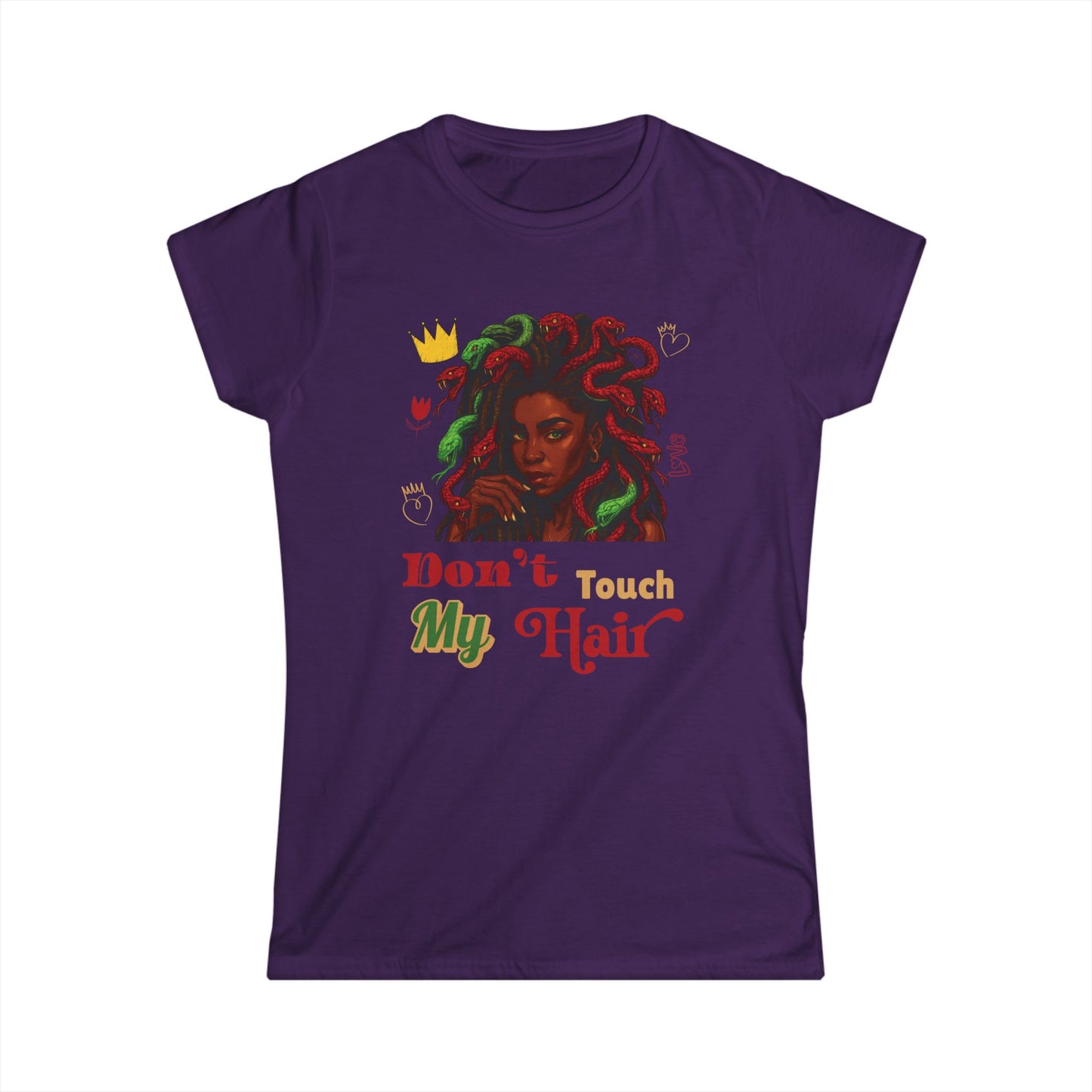 "Don't Touch My Hair" Her Tee