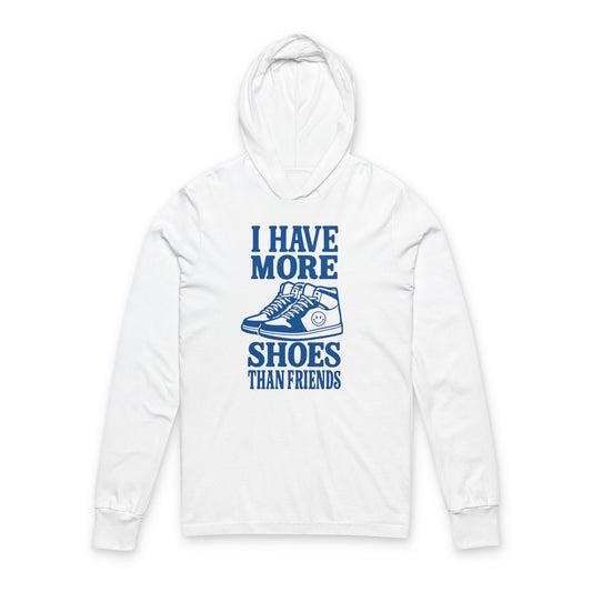 "I Have More Blue" Hooded Long Sleeve Tee