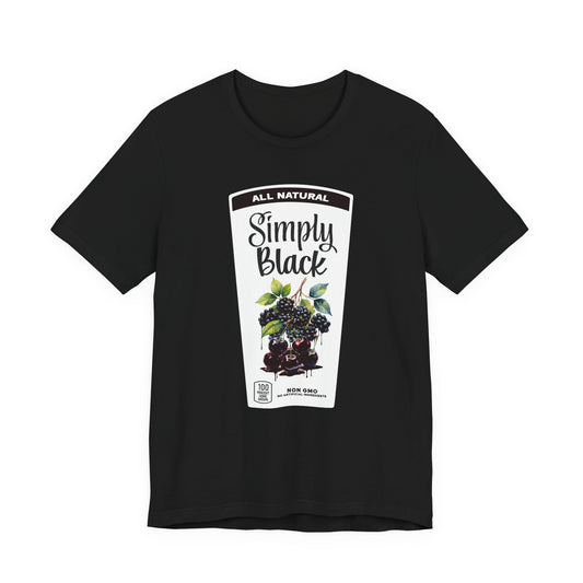"Simply Black"  Tee