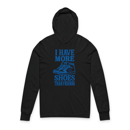 "I Have More Blue" Hooded Long Sleeve Tee