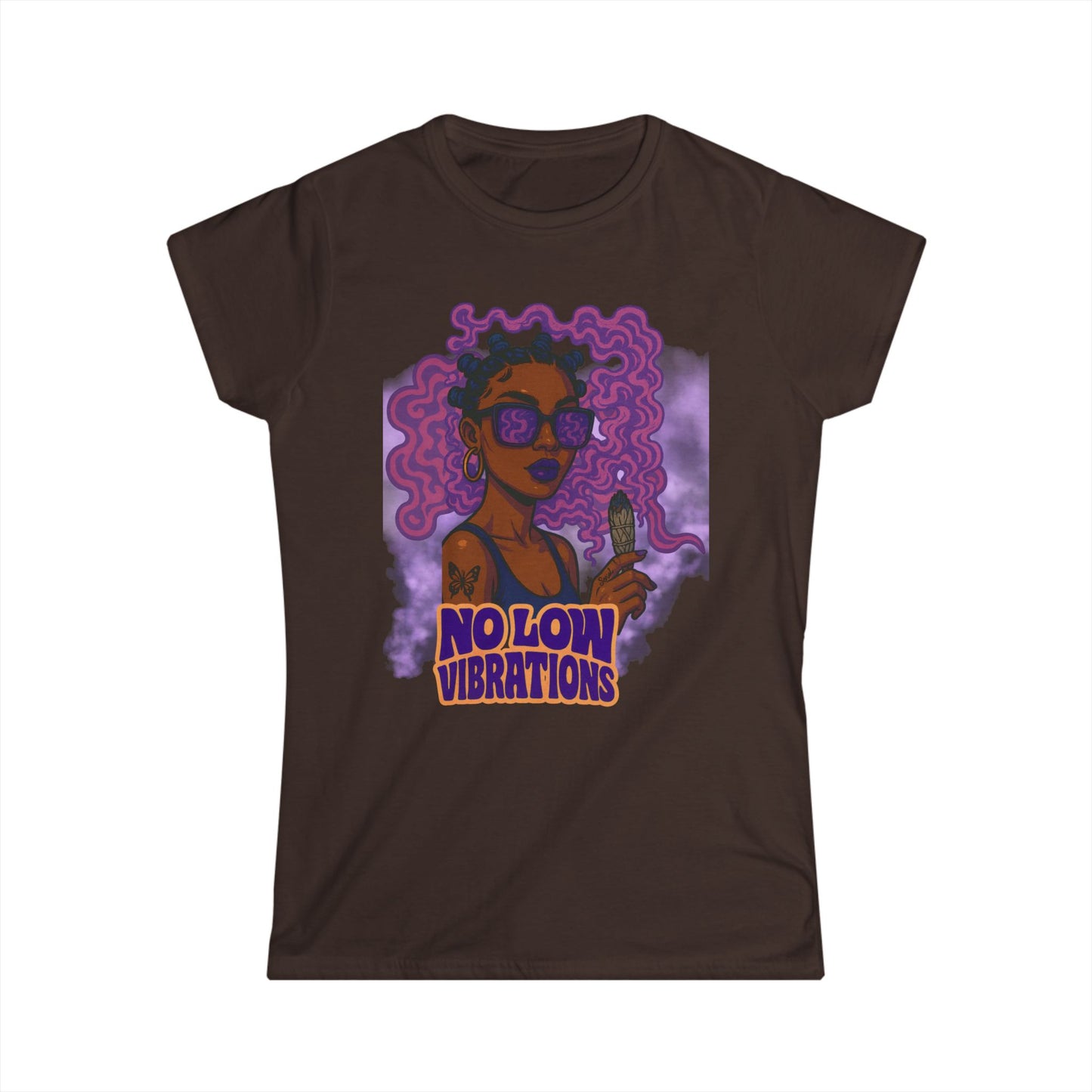 "No Low Vibes" Her Tee