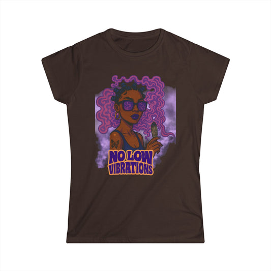 "No Low Vibes" Her Tee