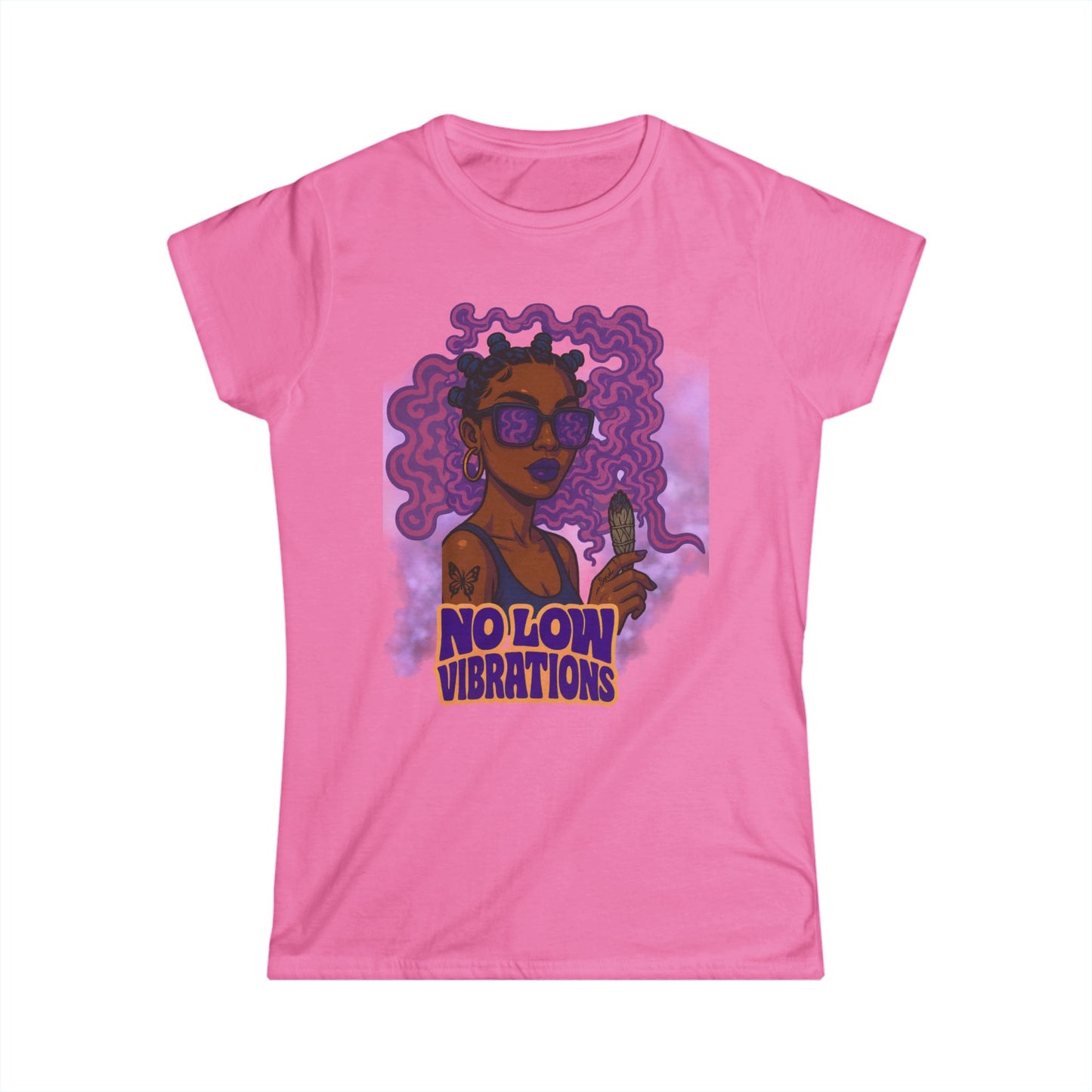 "No Low Vibes" Her Tee