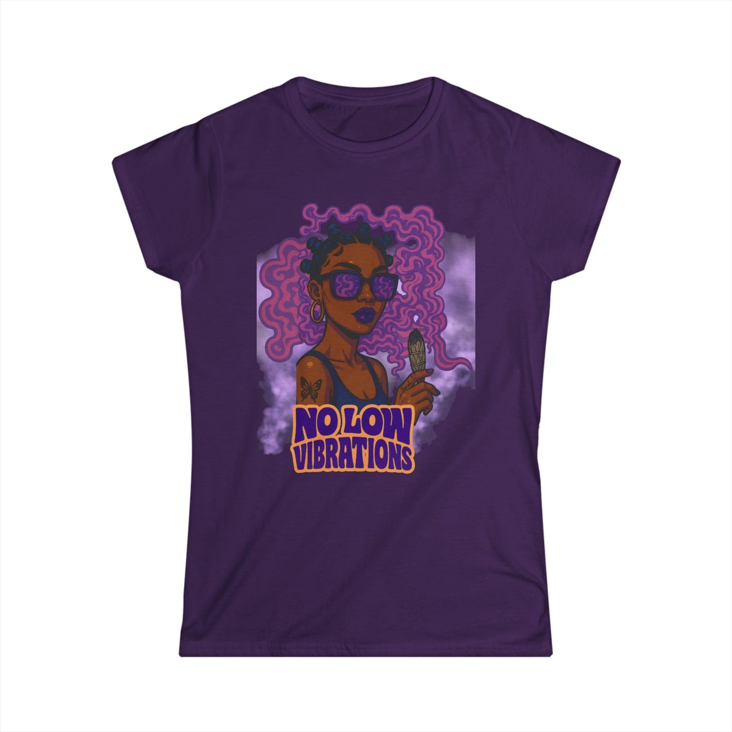 "No Low Vibes" Her Tee