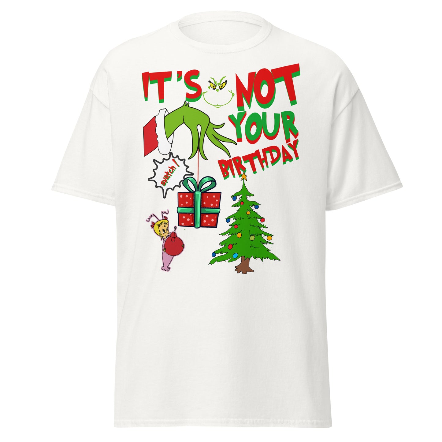 GRINCH CHRISTMAS WHT TEE