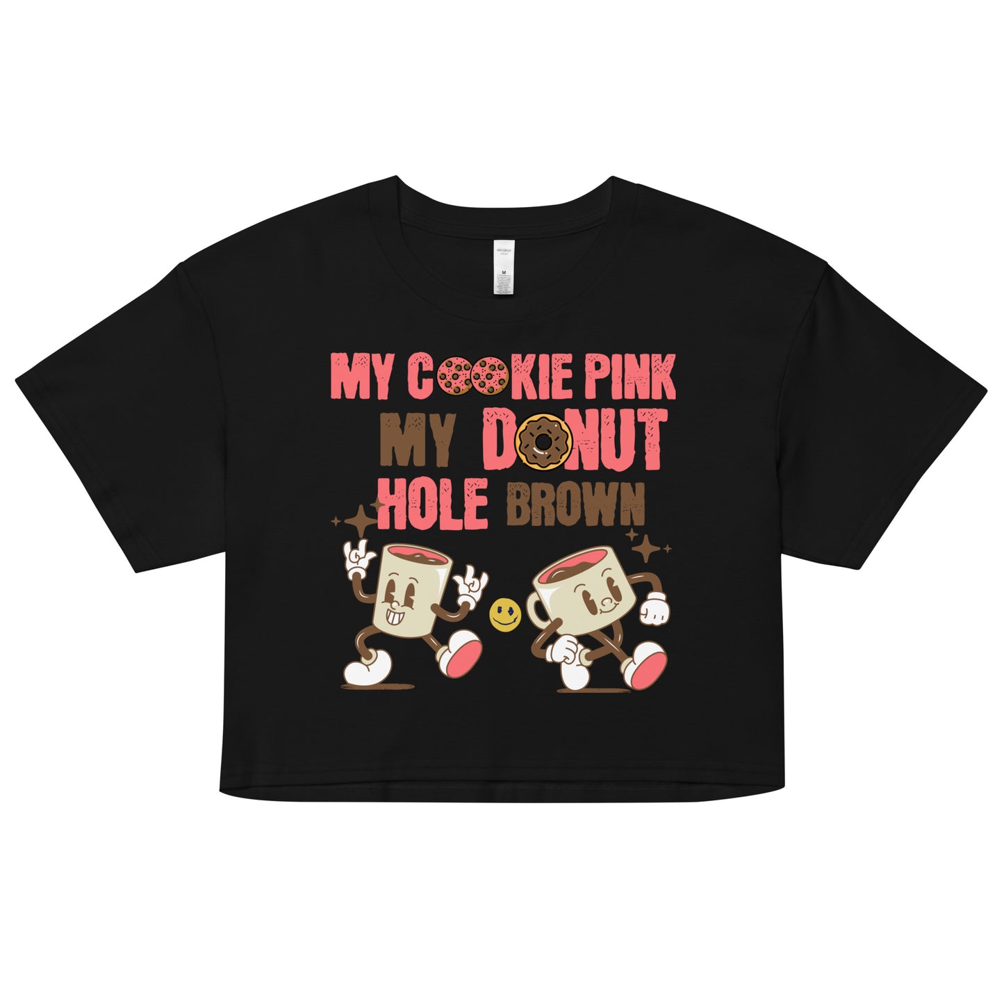 COOKIE PINK BL Women’s crop top