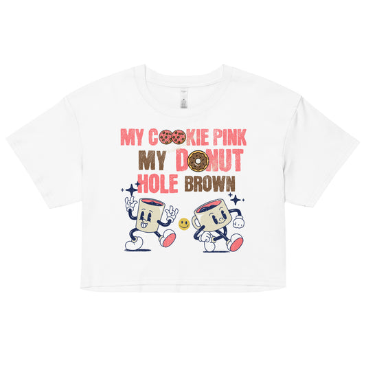 COOKIE PINK Women’s crop top