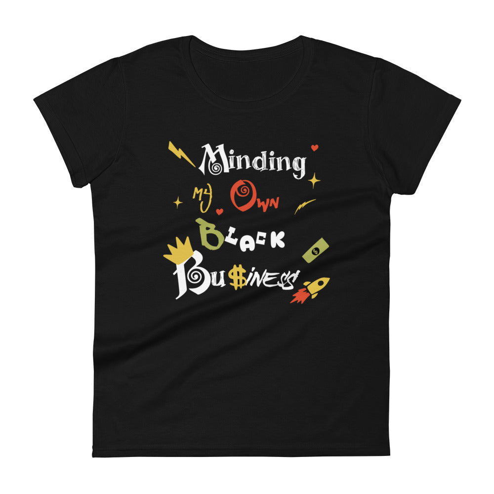 MINDING MY OWN Women's short sleeve t-shirt