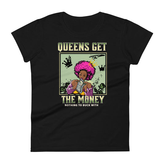 QUEENS GET MONEY Women's short sleeve t-shirt